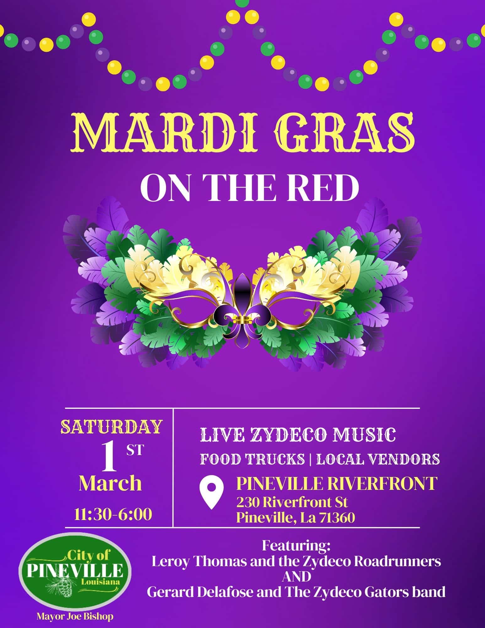 Mardi Gras in Alexandria & Pineville, Let the Good Times Roll this Mardi Gras Season in Alexandria and Pineville